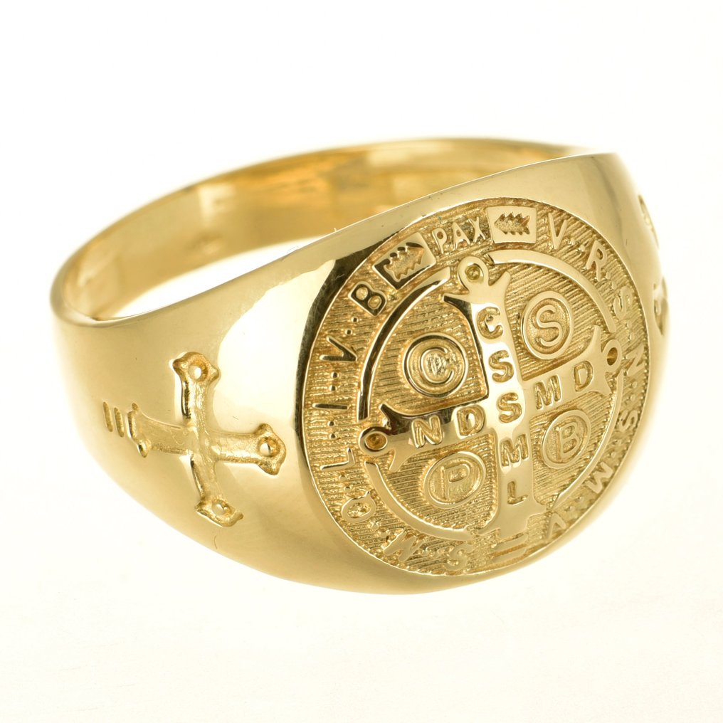 Amulett-Ring - 14 kt Gelbgold #2.1