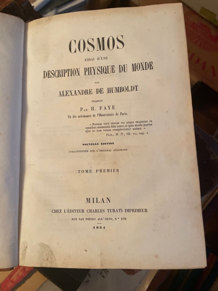 Alexandre de Humboldt - Cosmos: Essai d'une description physique du Monde - 1836 #4.3