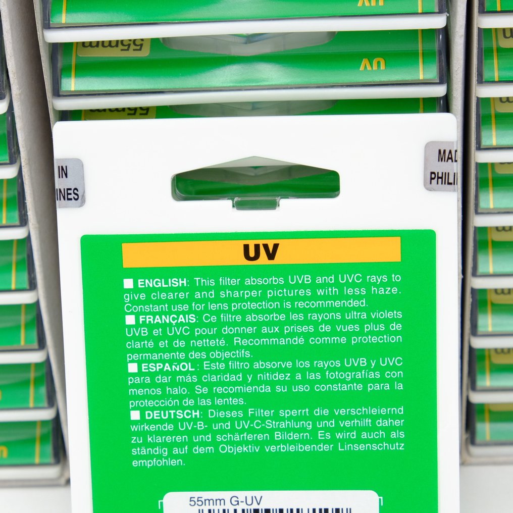 Hoya 55mm Haze UV Filter (50 stuks) (8328) Zoomlens #3.2