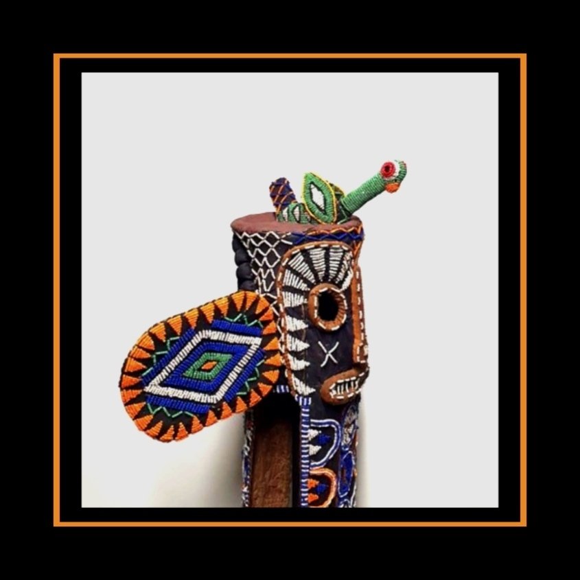 Masque éléphant, société secrète Kuosi - Bamileke - Cameroun #1.0