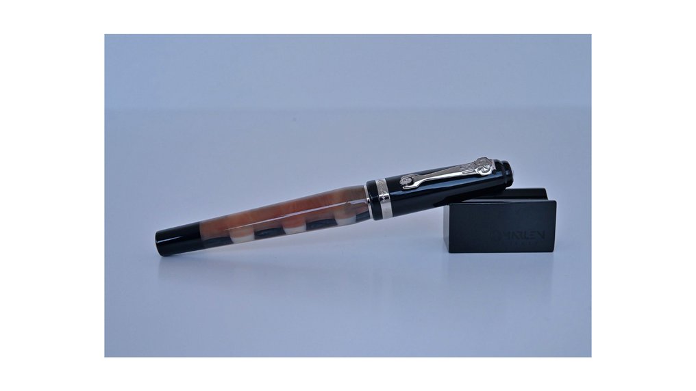 Marlen - E-COM - Edizione Speciale in resina italiana Marrone e nera - 自來水筆 #3.2