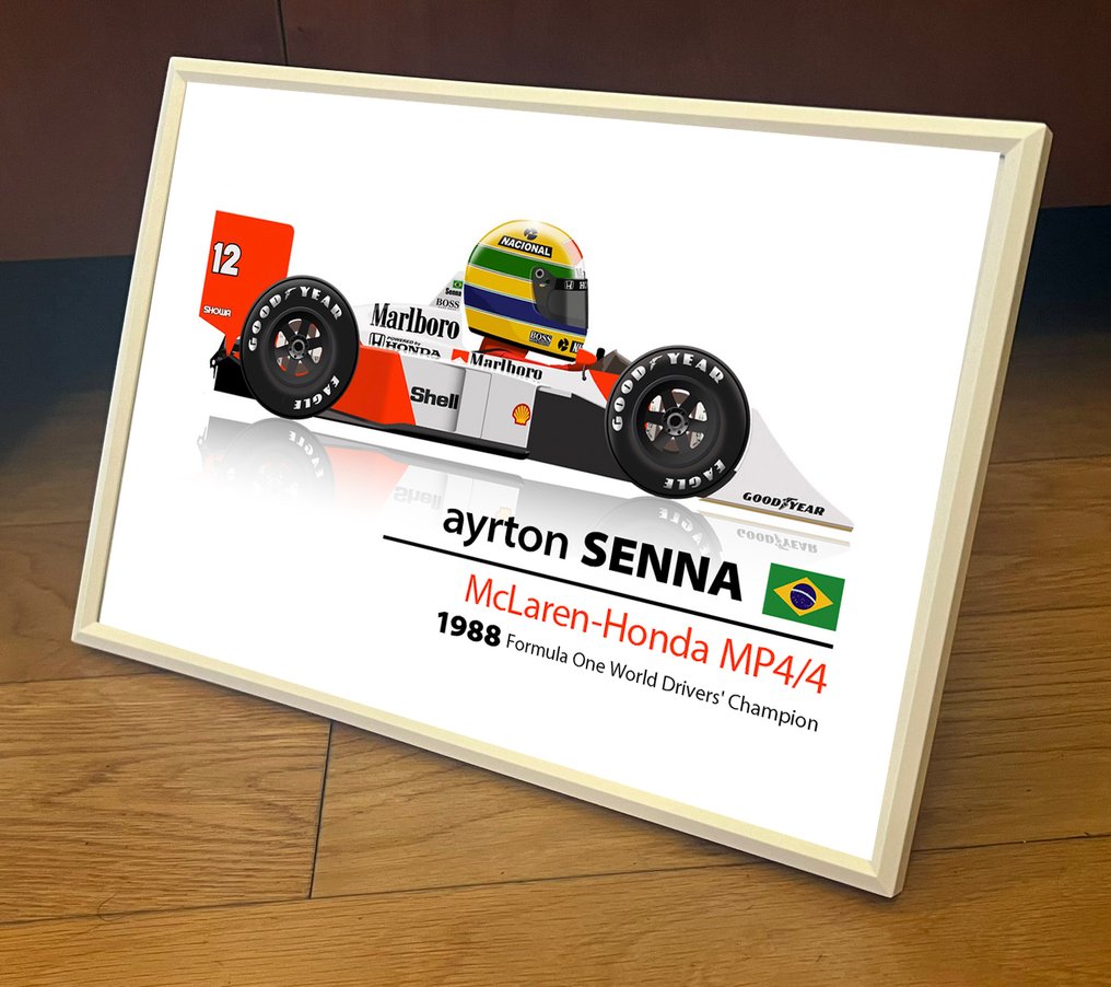 迈凯轮 - 埃尔顿·塞纳 - Quadro  #2.1