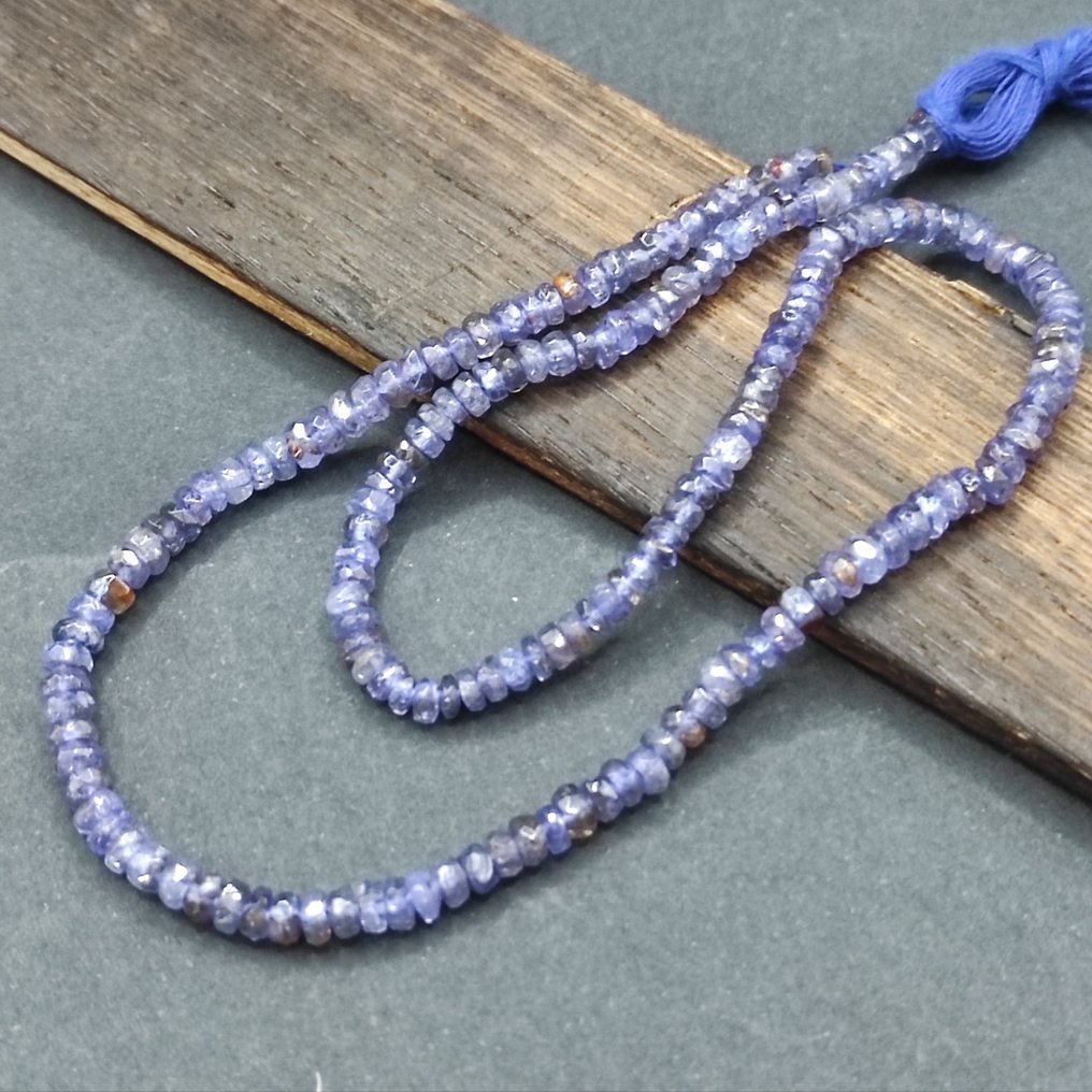 丹泉石 天然坦桑石项链 - 紫蓝色的永恒优雅 - 8.25克- 8.25 g - (1) #3.2