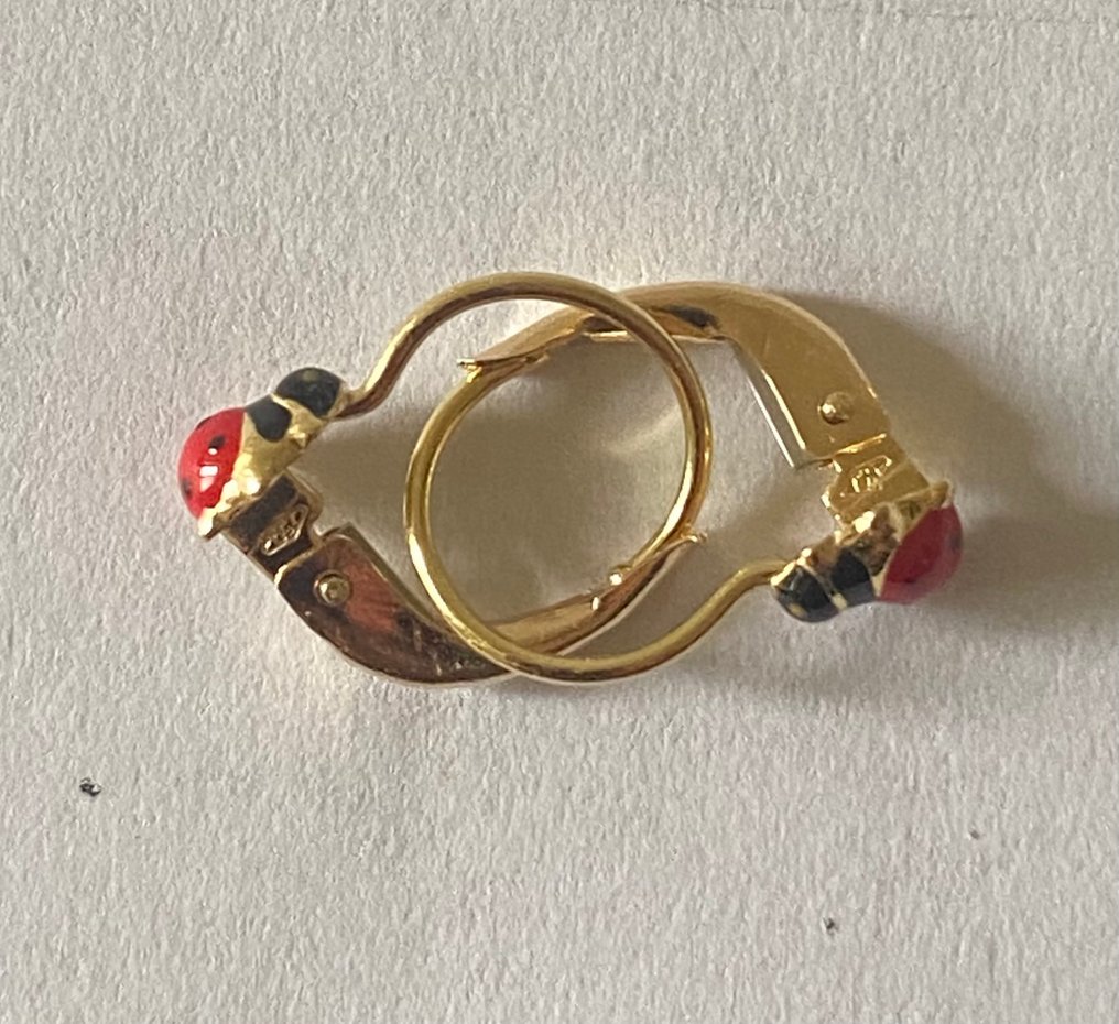 No Reserve Price - Earrings - 18 kt. Yellow gold #1.0