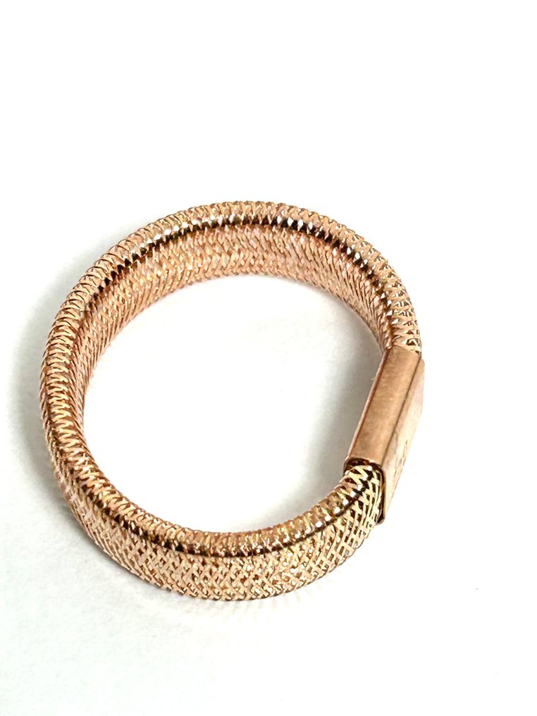 χωρίς τιμή ασφαλείας - Δαχτυλίδι - 18 καράτια Ροζ χρυσό #4.3