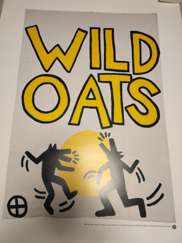 Keith Haring - Keith Haring -Wild Oats- Década de 1980. - 1980s #1.0