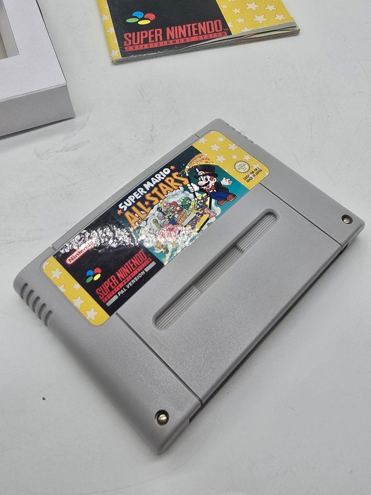 Nintendo - Snes - Super Nintendo - Mario All-Stars First edition - UKV EDITION -Extremely Rare -  black Nintendo - Video game - In original box #3.2