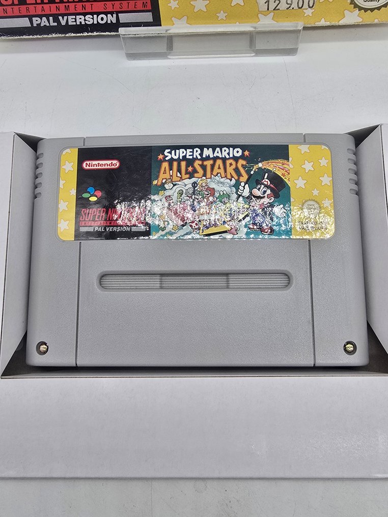 Nintendo - Snes - Super Nintendo - Mario All-Stars First edition - UKV EDITION -Extremely Rare -  black Nintendo - Video game - In original box #1.0