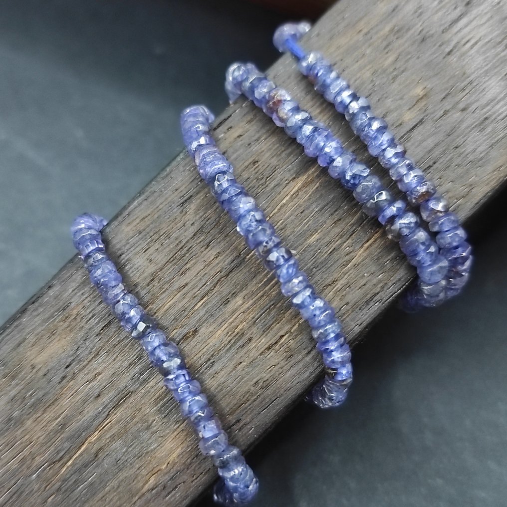 丹泉石 天然坦桑石项链 - 紫蓝色的永恒优雅 - 8.25克- 8.25 g - (1) #4.3