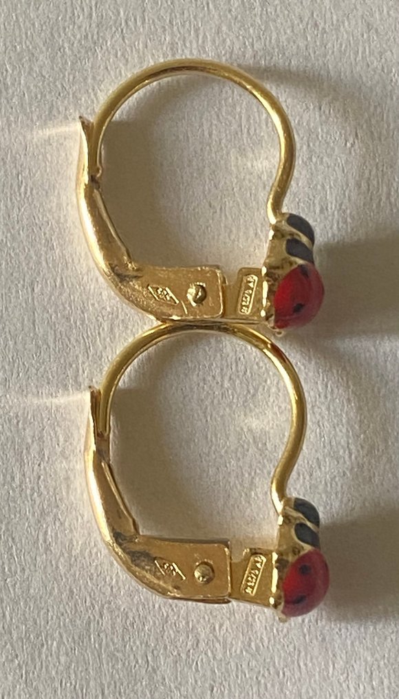 No Reserve Price - Earrings - 18 kt. Yellow gold #1.0