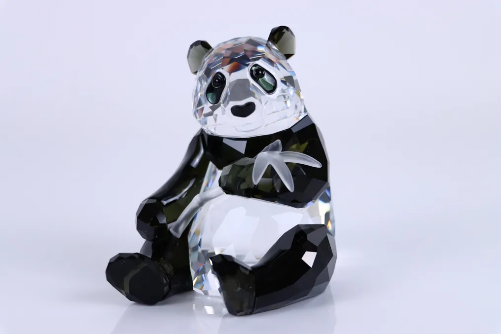 Figure - Swarovski SCS - Jaarlijkse Editie 2008 - Panda's (Boxed + certificate) - Crystal #3.2