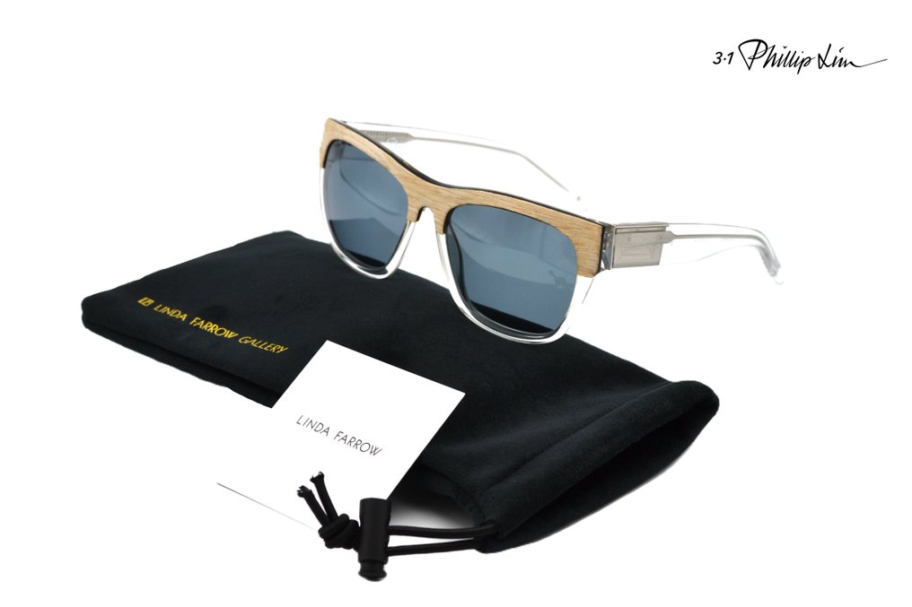 3.1 Phillip Lim - Made in Japan - Transparent Acetate & Wood Design - By Linda Farrow Gallery - *New* - Occhiali da sole #1.0