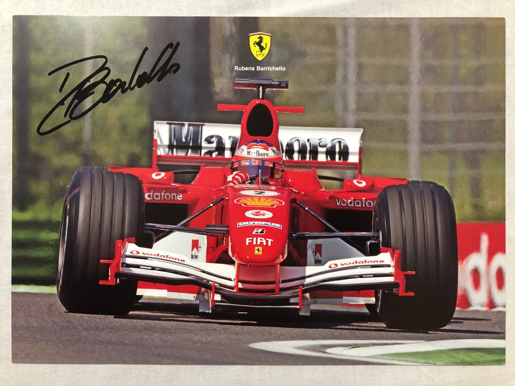 法拉利 - Formula One World Championship - Rubens Barichello - 2005 - 明信片 #1.0