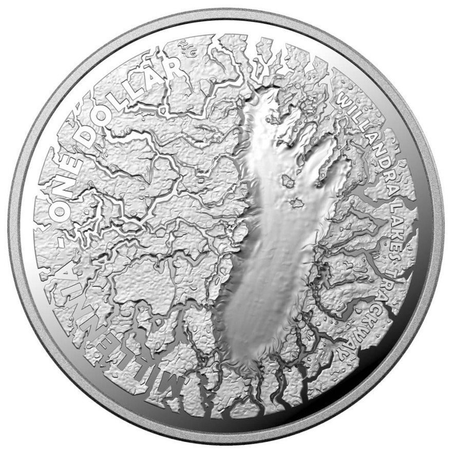 Αυστραλία. 1 Dollar 1 AUD Ice Age Mungo Footprint/Fußabdruck 2021 - 1/2 Oz mit CoA und BOX  (χωρίς τιμή ασφαλείας) #1.0