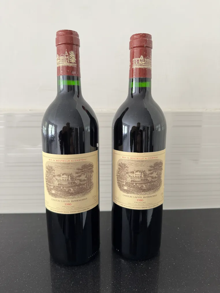 1986 Chateau Lafite Rothschild - Bordeaux, Pauillac 1er Grand Cru Classé - 2 Bottles (0.75L) #1.0