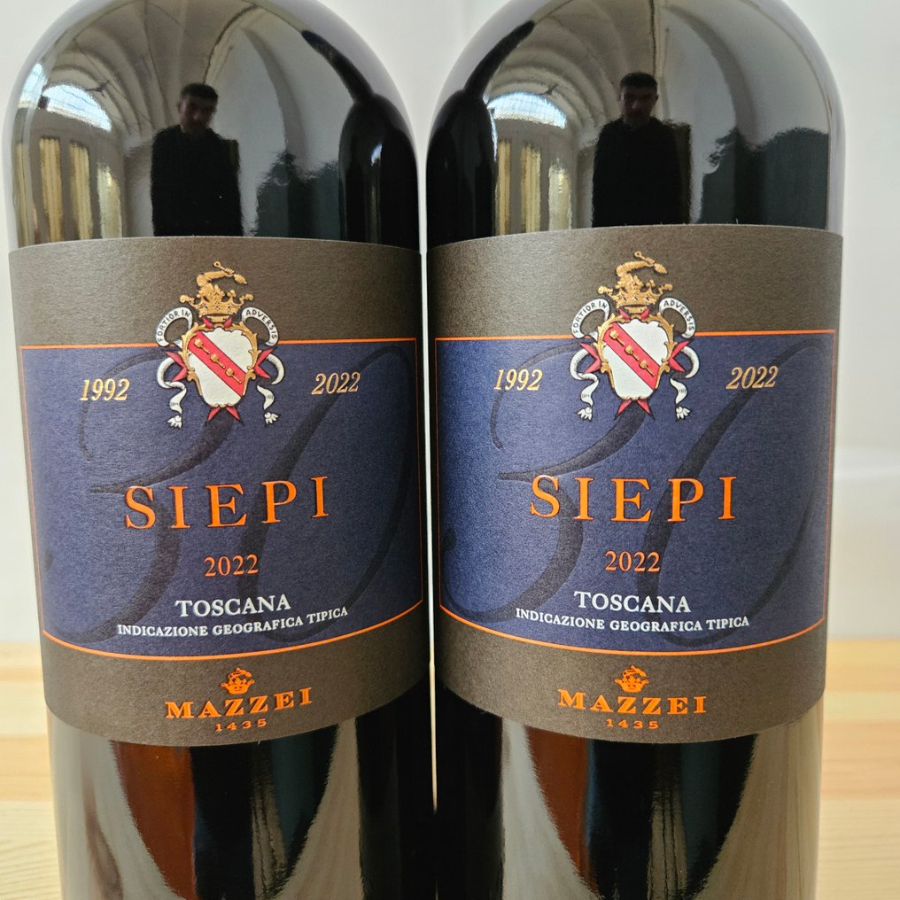 2022 Siepi 30th, Mazzei - Super Tuscans IGT - 2 Pullot (0.7 L) #1.0