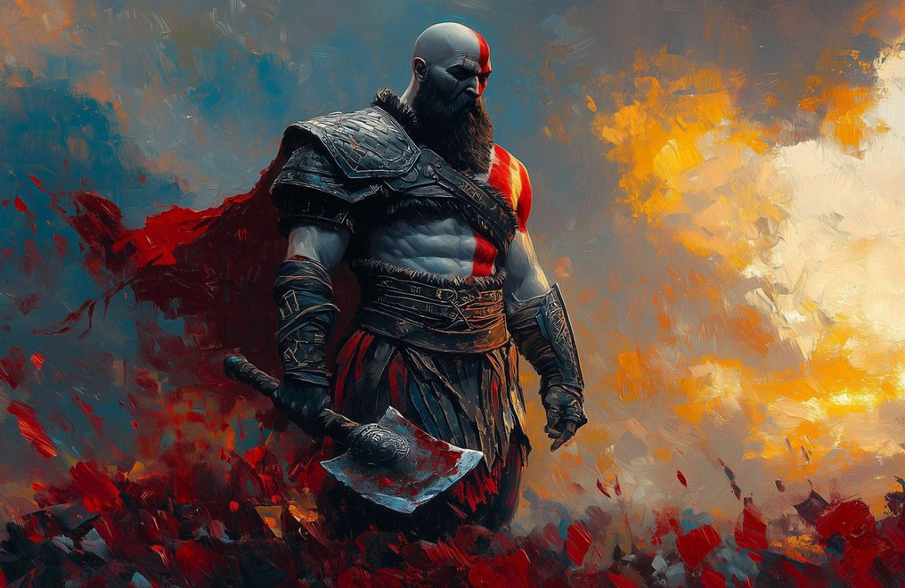 Canvas Fit - Alberto Ricardo - Kratos: El Eco de la Ira y el Honor” #1.0