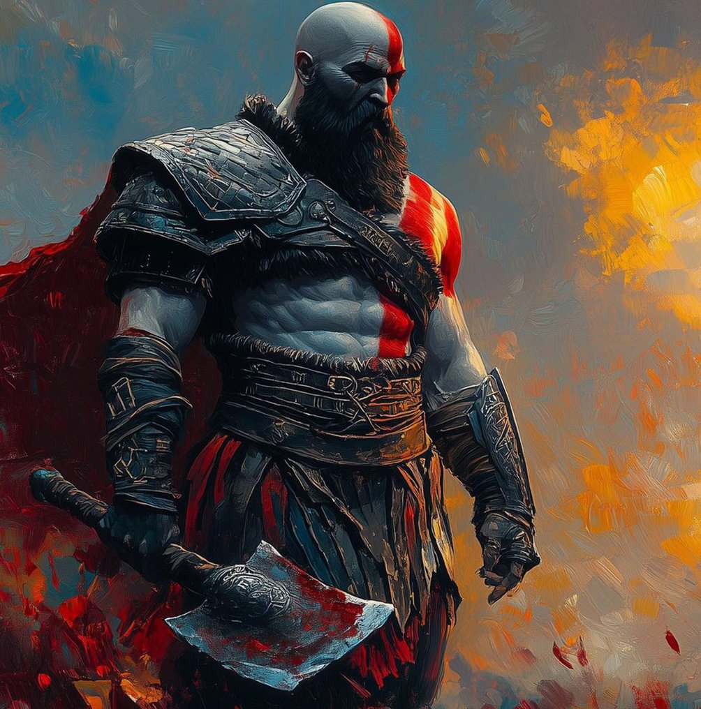 Canvas Fit - Alberto Ricardo - Kratos: El Eco de la Ira y el Honor” #4.3