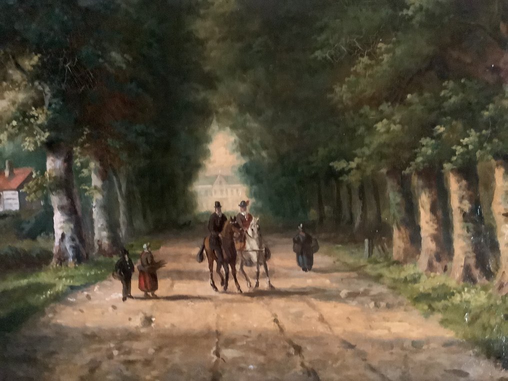 Ολλανδική σχολή (XX) - Morgenrit over het landgoed #1.0