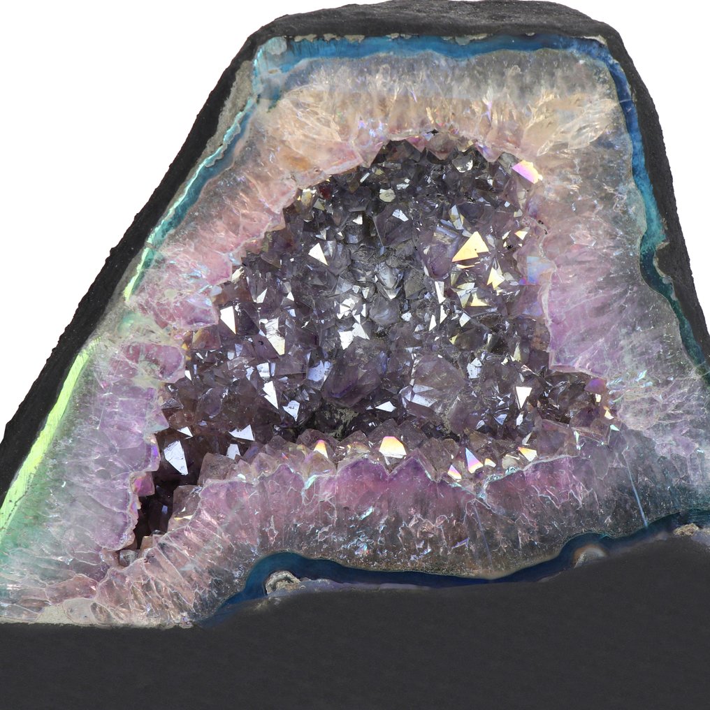 不再生产 - 粉色白金紫水晶 Geode - 22x25x20 厘米- 6 kg #3.2