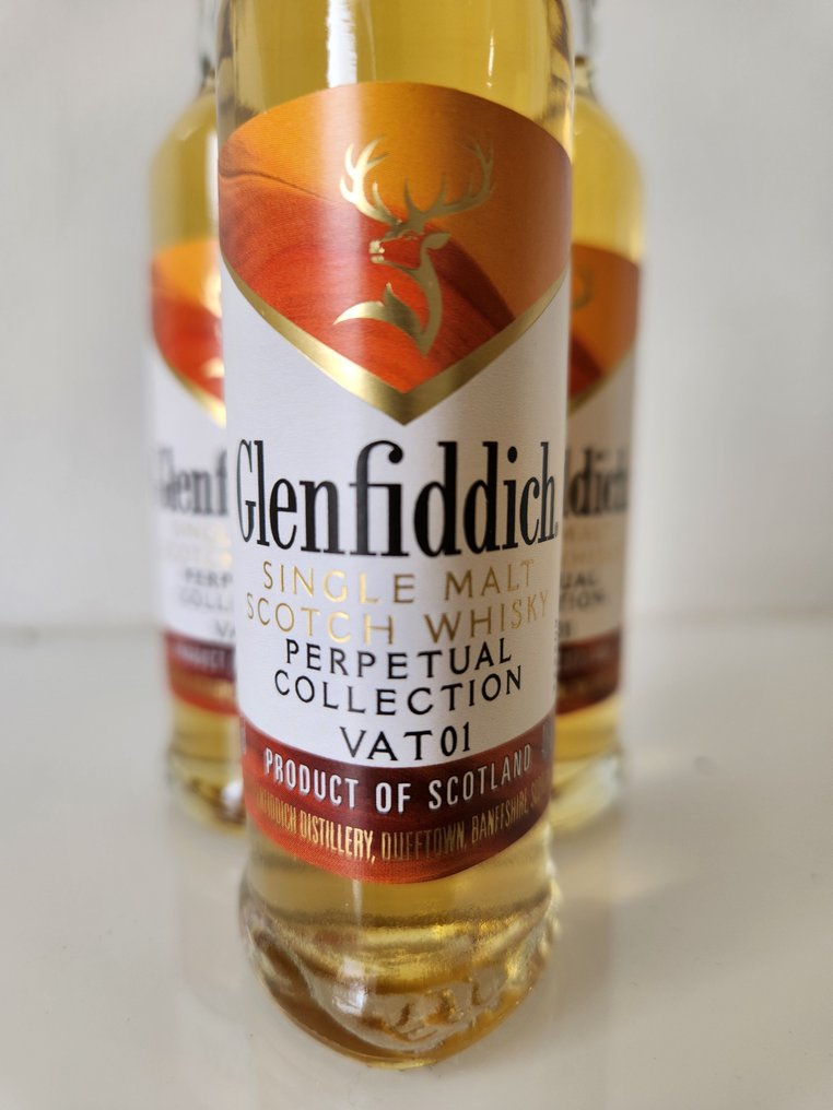Glenfiddich Perpetual Collection Vat 01 - Miniature  - 5cl - 3 bottiglie #1.0