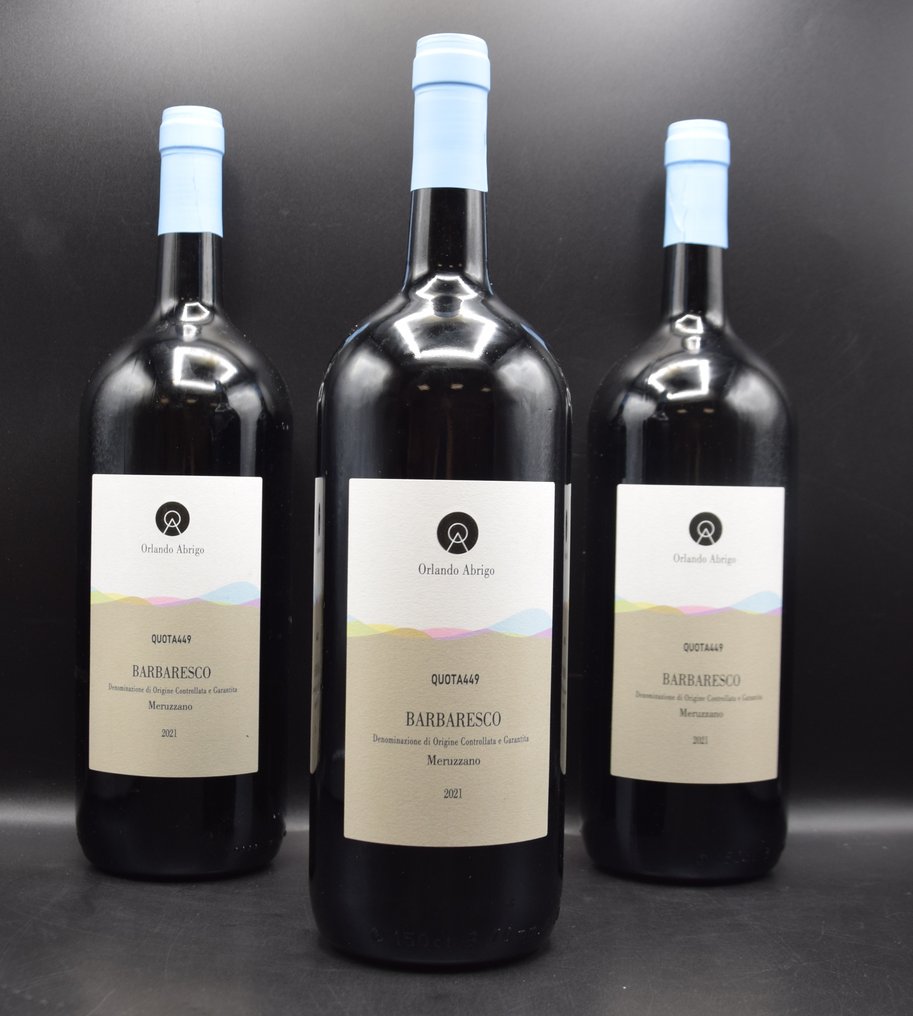 2021 Orlando Abrigo, Meruzzano - Barbaresco - 3 Magnums (1,5 l) #1.0