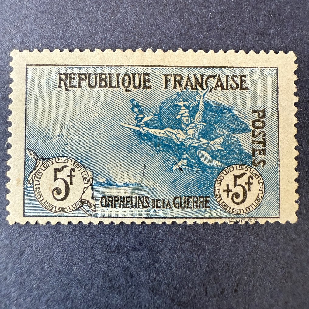 France - Y&T 155 "Orphelins 5fr+5fr" in NEW * - TB signed Calves #1.0