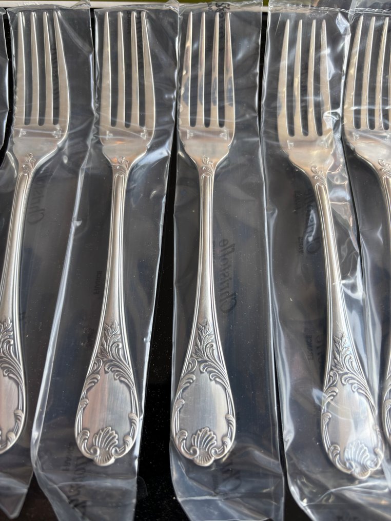 Christofle - Set da caffè (24) - Marly - Placcato argento #4.3