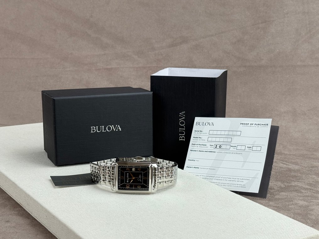 Bulova - Frank Sinatra Dress watch Date - Zonder Minimumprijs - 96B399 - Heren - 2020+ #2.1