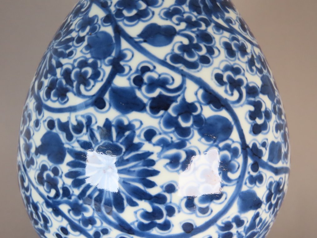 花瓶 - 瓷器 - 中國 - 清康熙（1662-1722） - 稀有的连体莲花瓶 #3.2