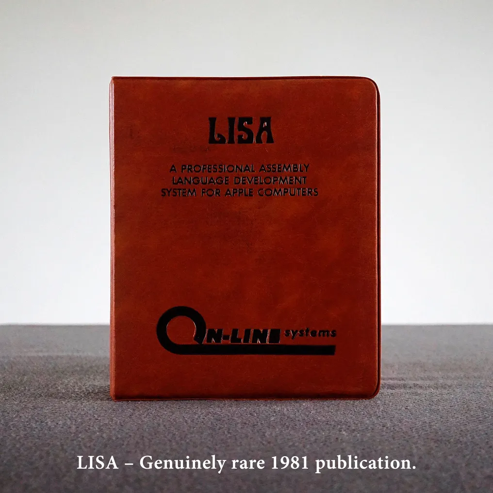Apple Rare Vintage Find – "Lisa: A Professional Assembly Language Development System for Apple Computers" - Computer - Con scatola sostitutiva #1.0