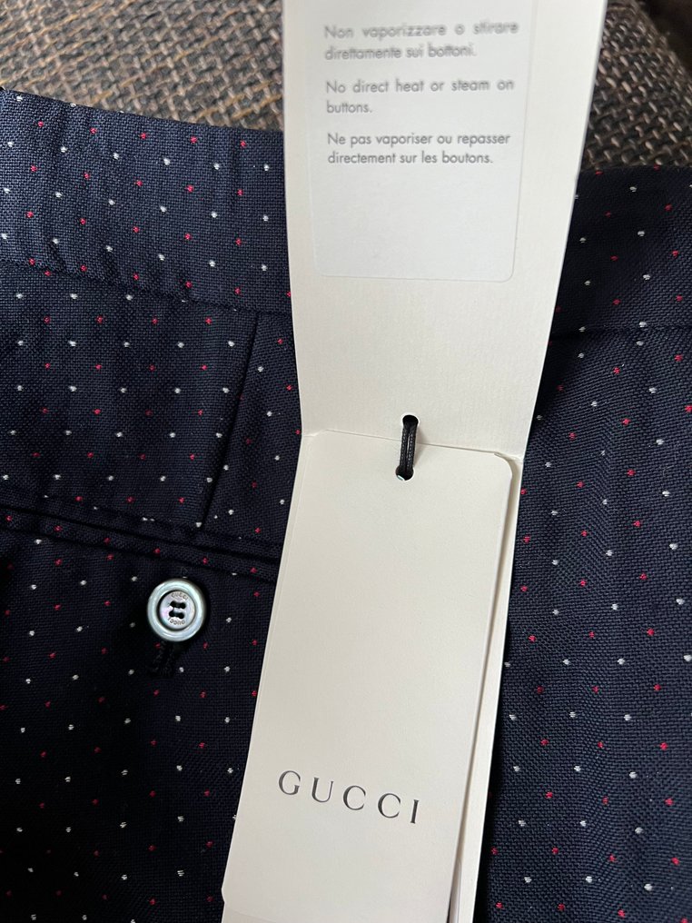 GUCCI - Wool & Cotton- RRP 850 Eur - Παντελόνι - New with tags #4.3