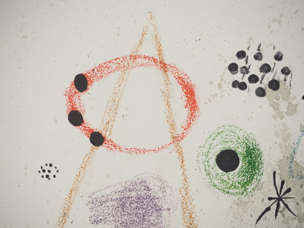 Joan Miro (1893-1983) - Composition surréaliste #3.2