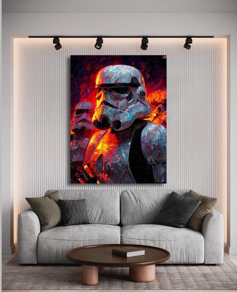 Canvas Fit - Alberto Ricardo - "Star Wars. Legión Ardiente: Stormtroopers en Llamas de Poder"" #3.2