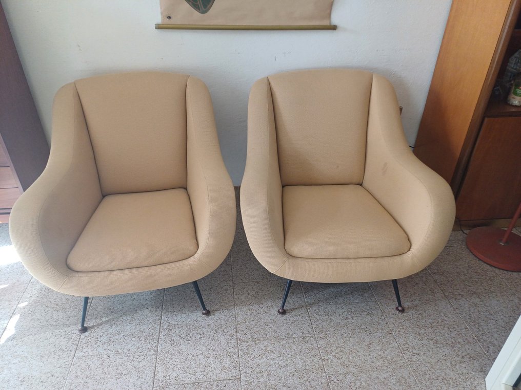Minotti - Gigi Radice - Fauteuil (2) - Bois #4.3