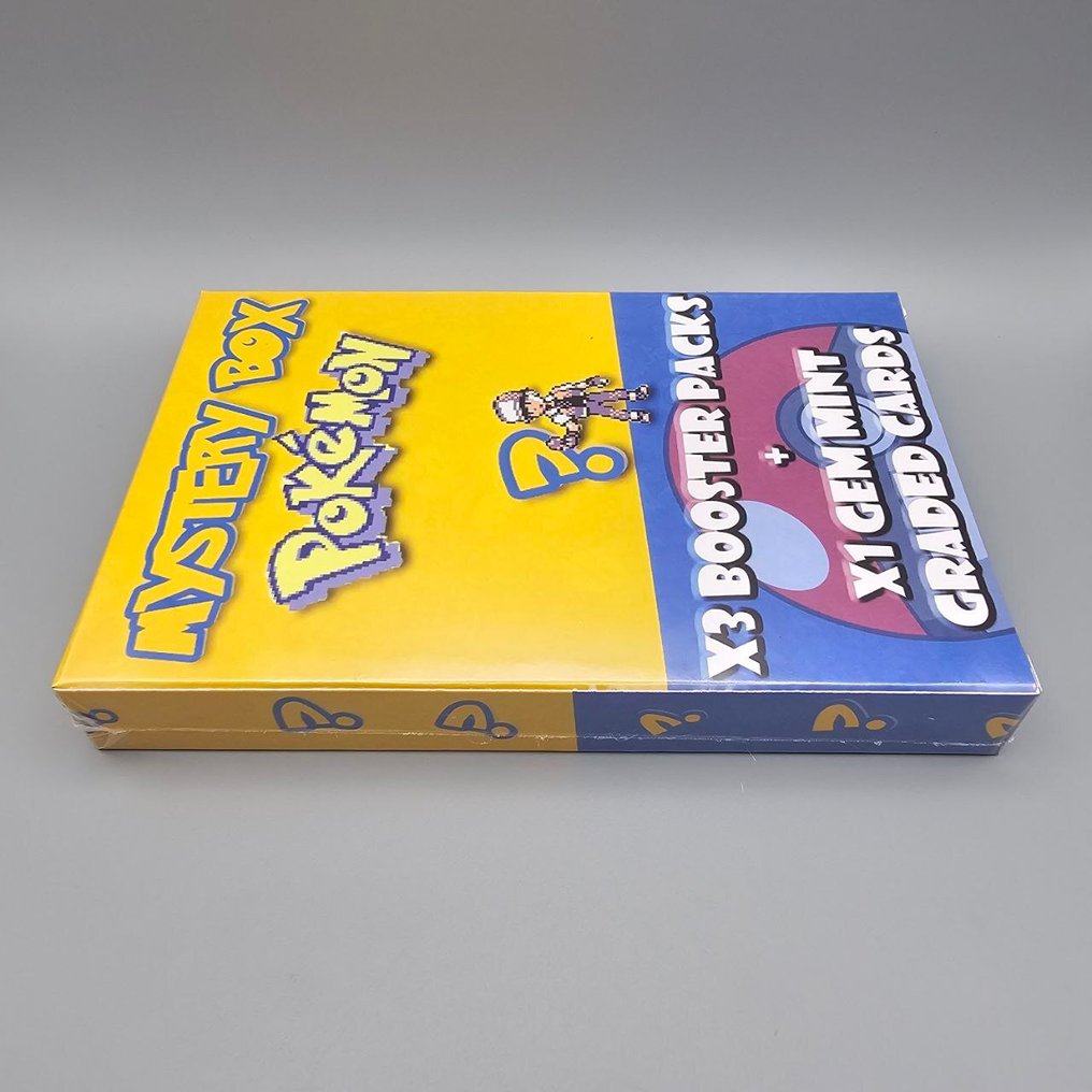 Pokémon - 1 Mystery box - X3 BOOSTER PACKS +  X1 GEM MINT CARDS #4.3