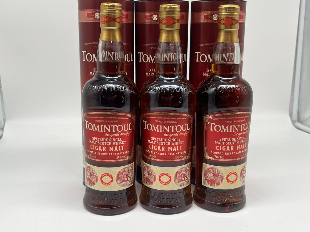 Tomintoul Cigar Malt - 70 cl - 3 flaschen #1.0