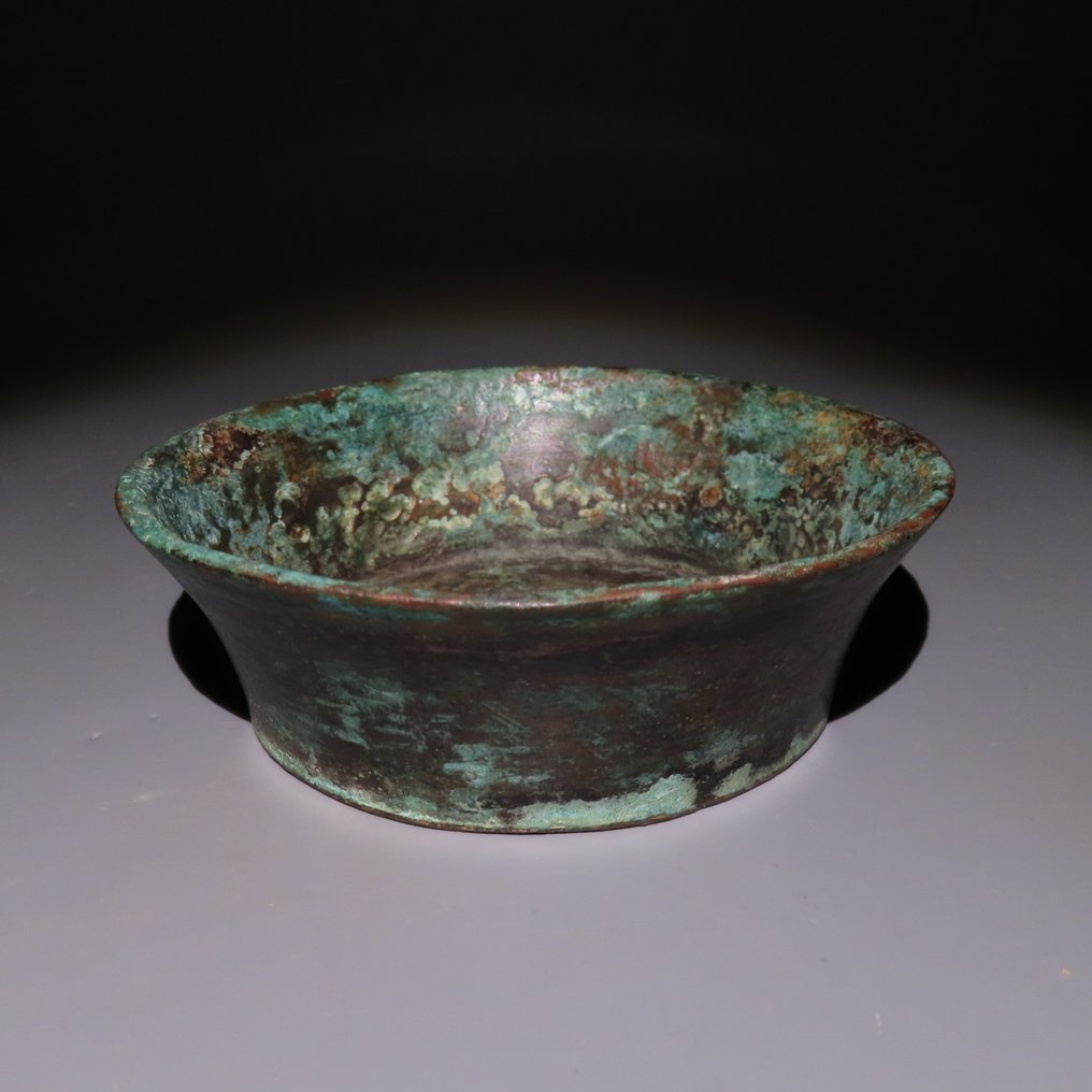 Αρχαία Αιγυπτιακή Μπρούντζος Δοχείο. 4ος αιώνας π.Χ. διάμετρος 11,9 εκ. #2.1