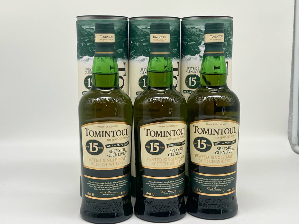 Tomintoul 15 years old  - 70cl - 3 bottles #1.0