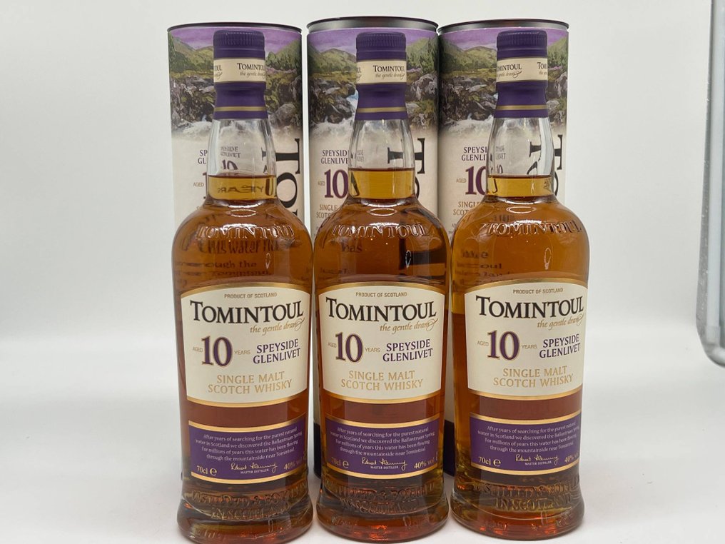Tomintoul 10 years old  - 70cl - 3 bottles #1.0