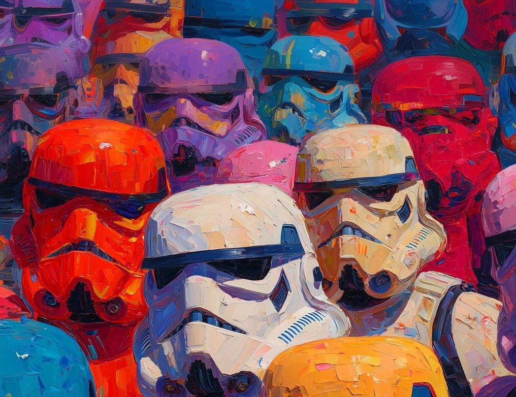Canvas Fit - Alberto Ricardo - “Tropas del Color: Stormtroopers en Clave Pop Contemporánea” #3.2