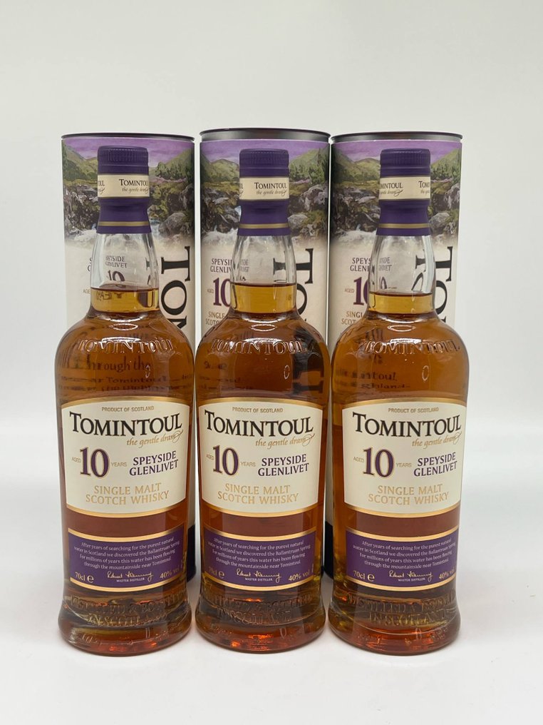 Tomintoul 10 years old  - 70cl - 3 bottles #1.0