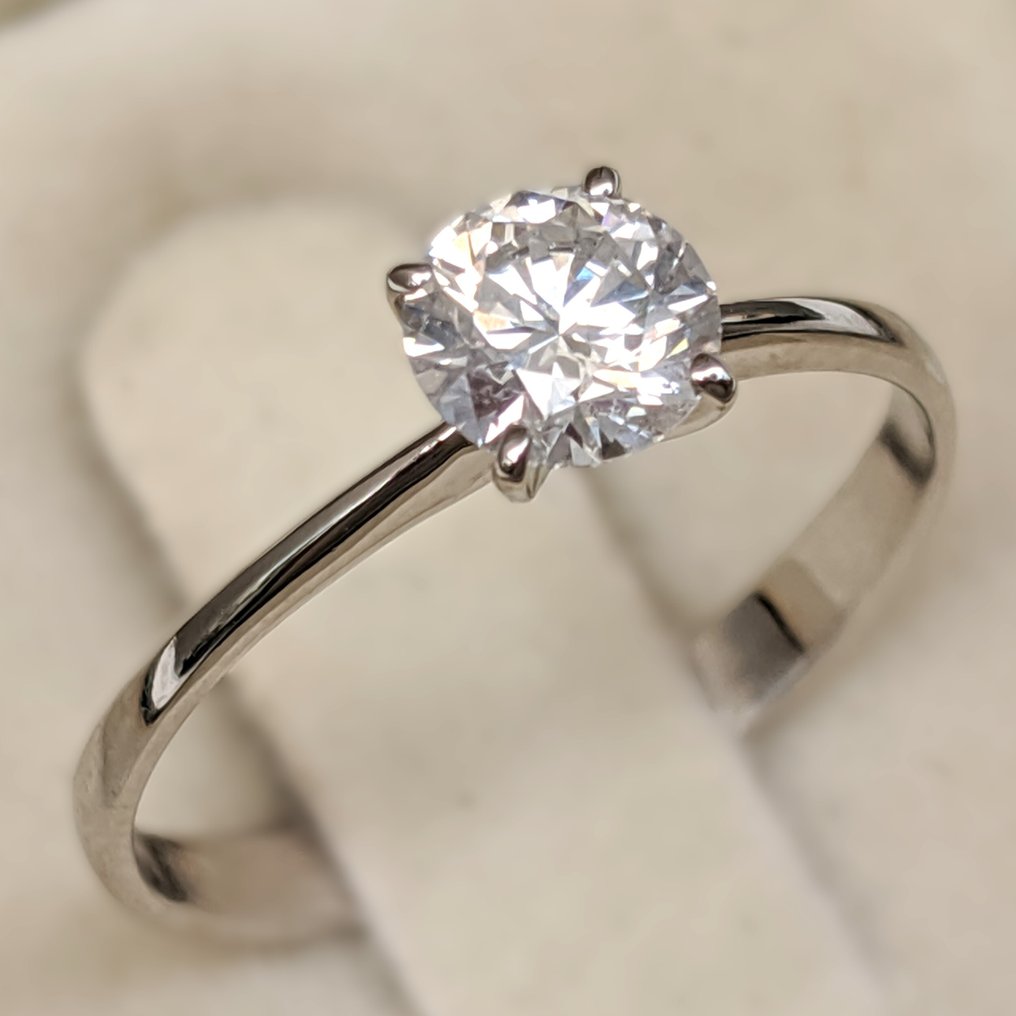 Ring - 14 karaat Witgoud -  0.50ct. tw. Diamant (Natuurlijk) #3.2