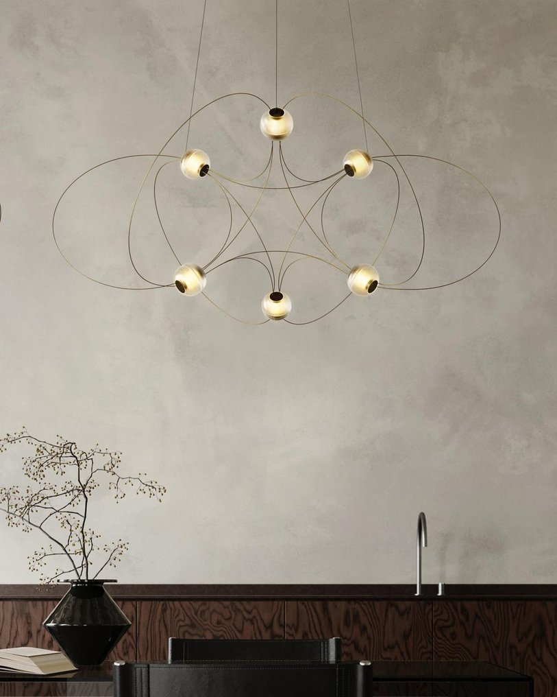 DCW edition Paris - Lutz Pankow - Lampada a sospensione - Munari 6 - acrilico, Acciaio, Alluminio #2.1