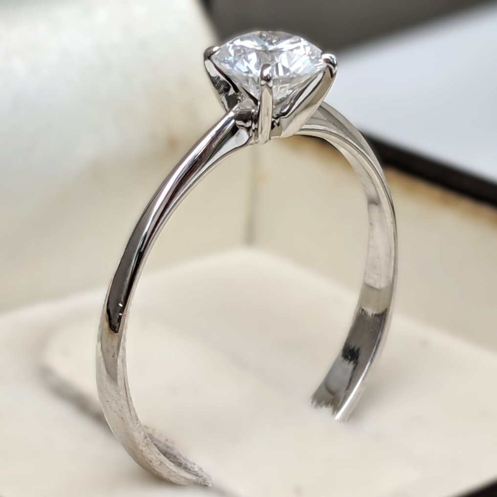 Ring - 14 karaat Witgoud -  0.50ct. tw. Diamant (Natuurlijk) #4.3