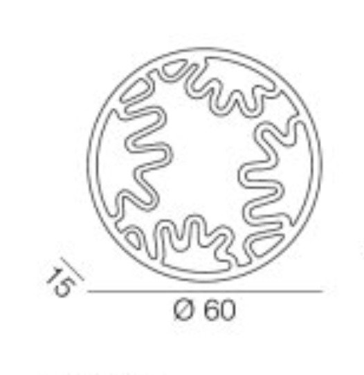 KDLN - Alessandro Mendini - 壁燈 - 曼陀羅 - 玻璃, 金屬 - 昆達里尼 #1.0