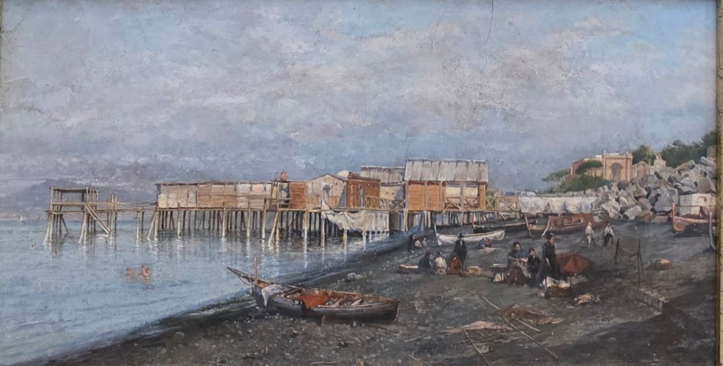 Attilio Pratella (1856-1949) - Marina di Napoli #1.0