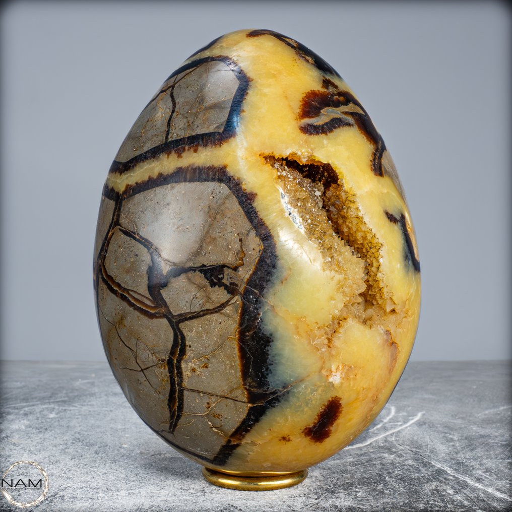 非常装饰性的天然Septarian 鸡蛋- 3783.24 g #1.0