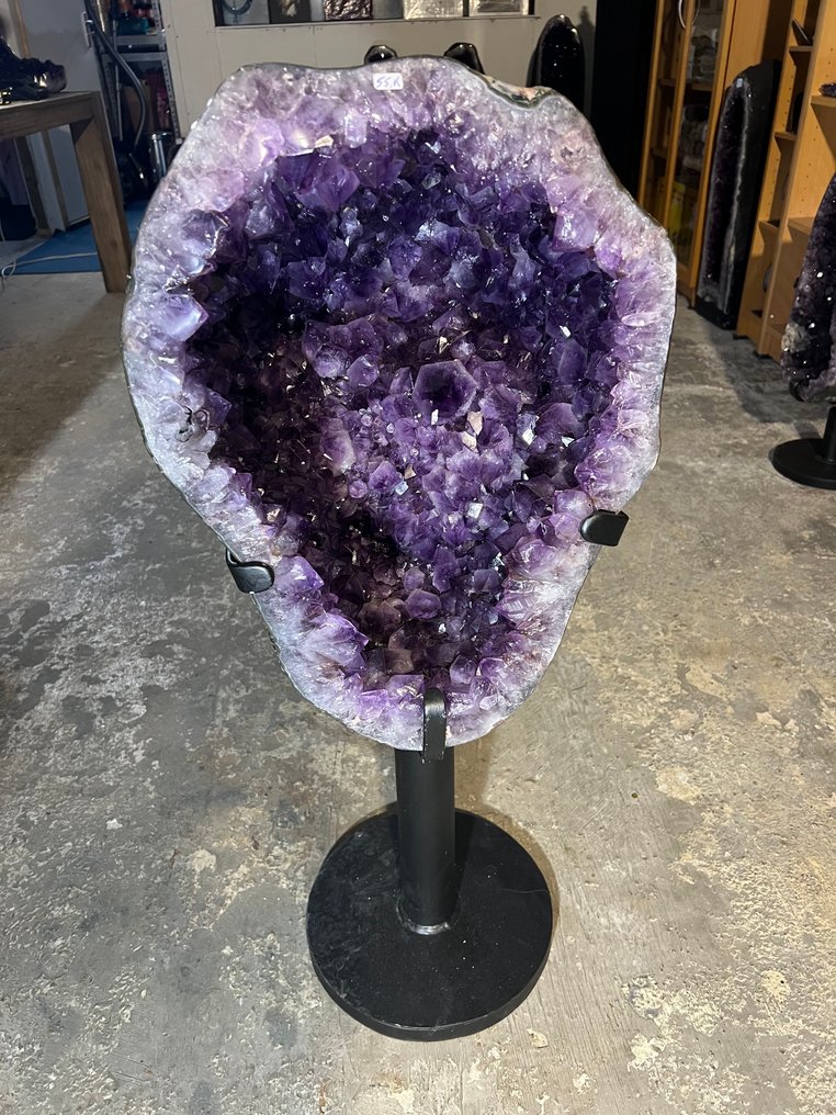 Ametista Geode - Altezza: 90 cm - Larghezza: 38 cm- 55 kg - (1) #2.1