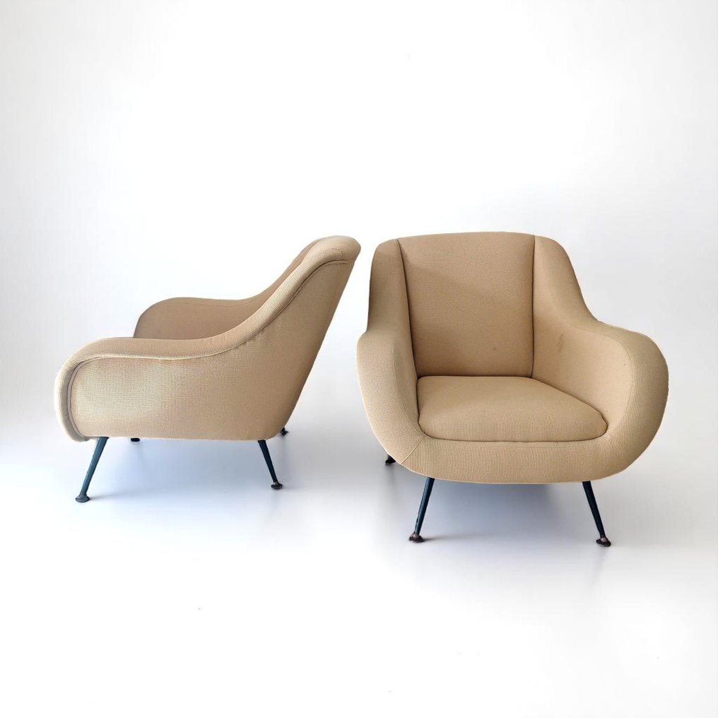 Minotti - Gigi Radice - Fauteuil (2) - Bois #1.0